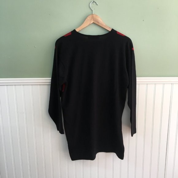 1990s vintage Jaeger tunic sweater - harlequin argyle pattern - size small - Picture 3 of 4